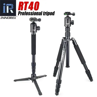 RT40 Professionelle Fotografische Reise Stativ Einbeinstativ Compact Aluminium Legierung Kamera Stehen für DSLR Hohe Qualität 164cm Max