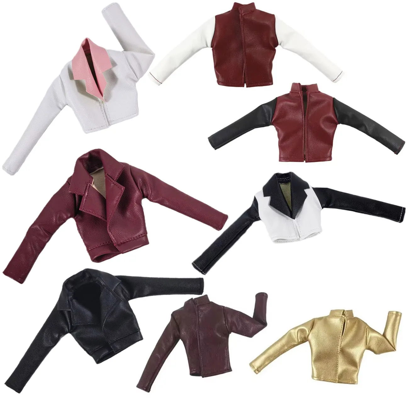 Vestiti per bambole fatti a mano Giacche in pelle per vestiti per bambole da 11,5 pollici 30 cm Accessori per bambole Molti stili a scelta