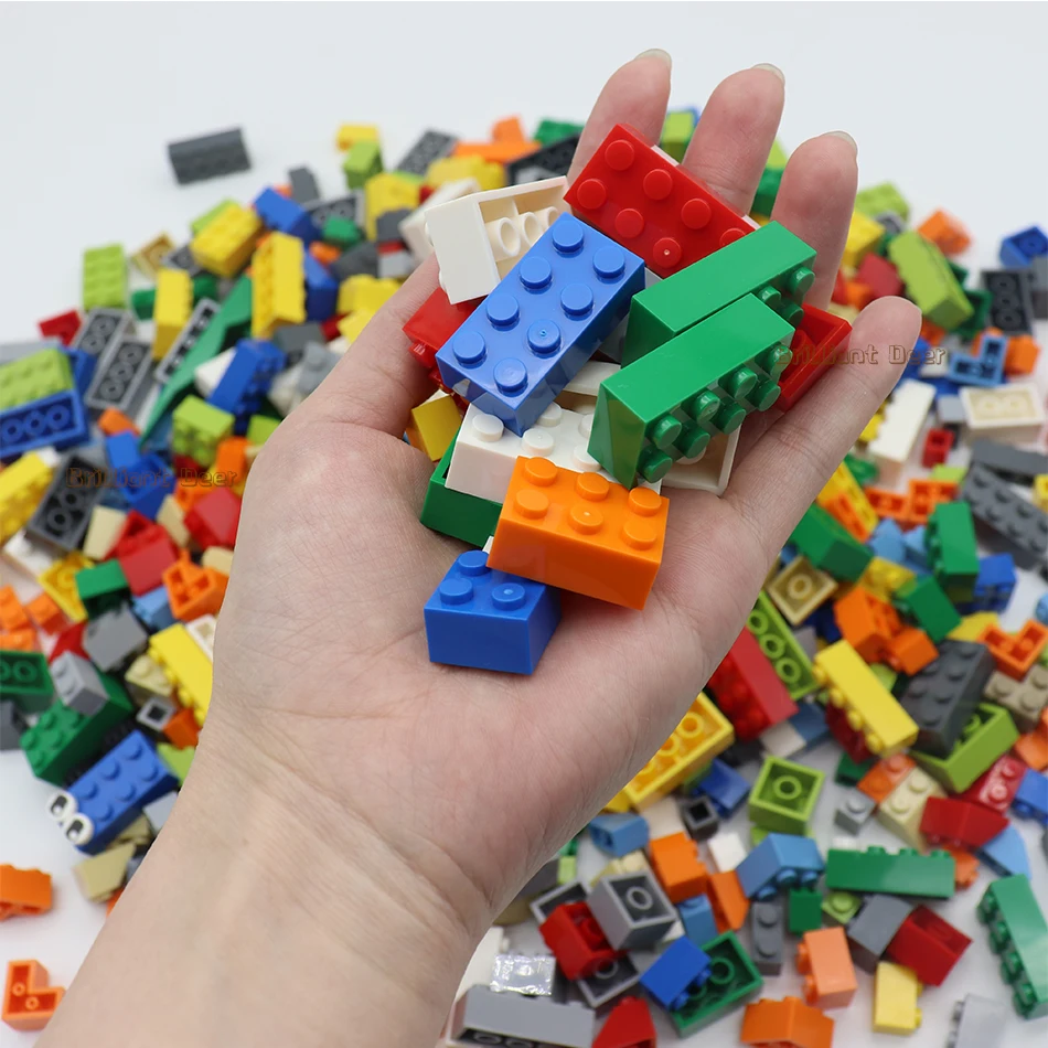 DIY Kreative Klassische Ziegel Groß Set MOC Stadt Konstruktor Teile Bausteine Pädagogisches Kinder Spielzeug Kinder Weihnachten Geschenk Image