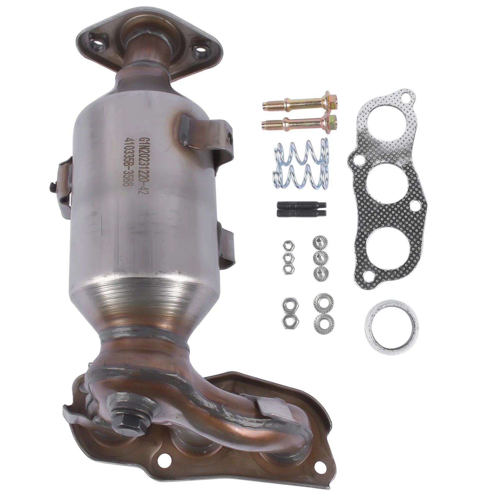 AP02 Kit catalizzatore per Citroen C1 Peugeot 107 Toyota Aygo 1.0 12V EURO 4 nuovo 0342.K0,0342.K3,0342.K8,0342.L5