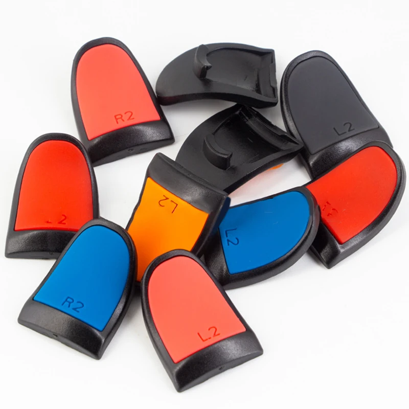 2PCS For PS4/PS4 SLIM Handle Extension Key ABS PS4 Game Handle L2 R2 Extension Key Trigger Key Video Game Accessories