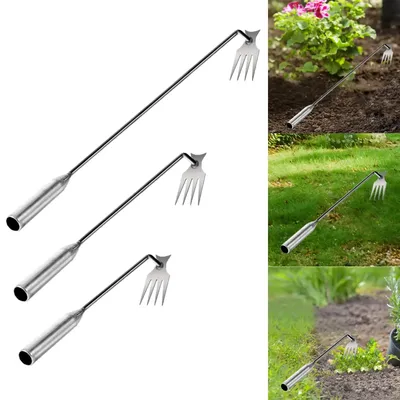 Weeds Puller Tool Stand up Weeder Multifunctional Weeds Root Pulling Tool Gardening Hand Weeding Tool for Backyard Vegetable