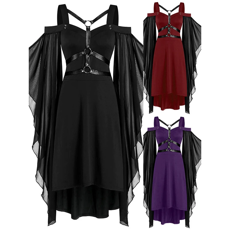 Plus Größe Medieval Cosplay Halloween Kostüme für Frauen Karneval Hexe Viktorianischen Kleid Frauen Gothic Retro Gericht Victoria Kleid