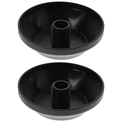 2 Pcs Outdoor Umbrella Cover Replacement Tops Supply Shade Hat Repair Tips Sun Accessories Parts Plastic Caps Protector
