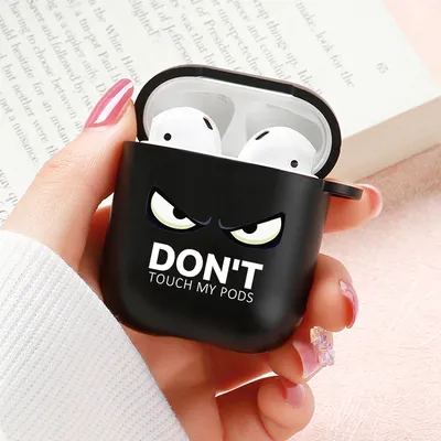Fun Dont Touch My Pods Case for Airpods Pro 2 Case Silicone Headphone Funda Apple Pro2 Air Pods 3 2 1 Protective Charing Covers