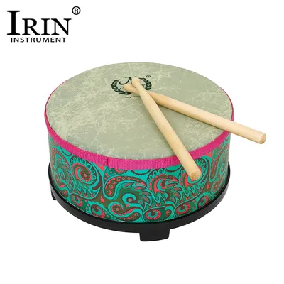 IRIN African Drum Bongo Set Alto Drum Tambourine Sheepskin Percussion Instrument Musical Instrument
