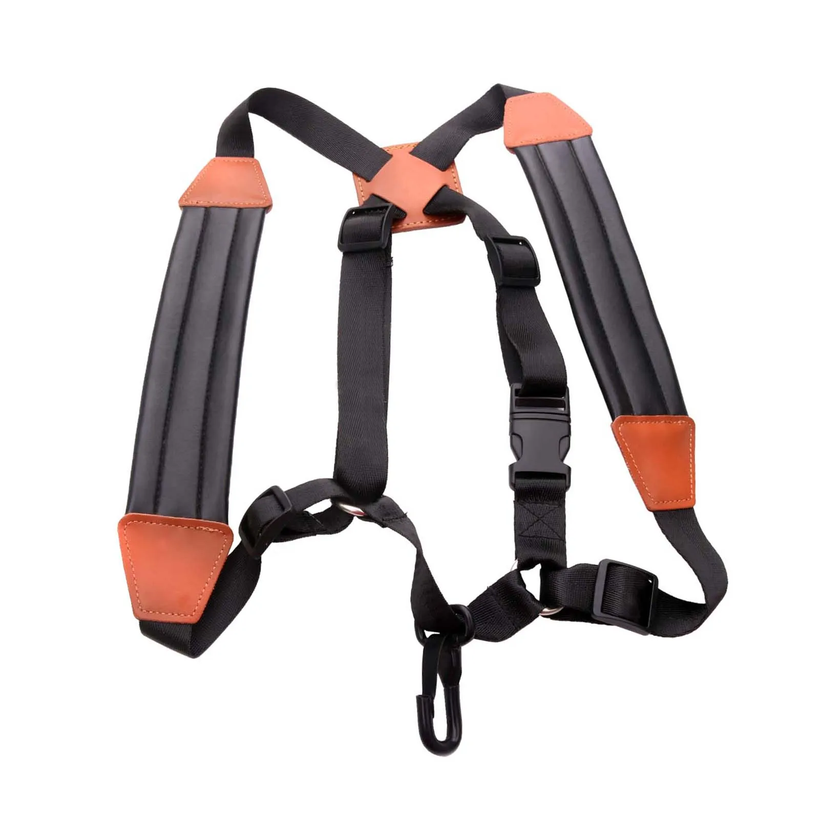 Saxophon gurt Sax Schulter gurt verstellbares gepolstertes Lederband für Sopran-Alt-Baritons axophon Image