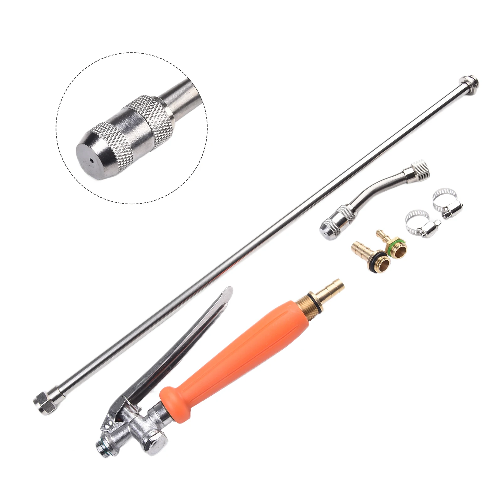 29 Zoll Edelstahl Sprüh stab korrosions beständiger Nebel/gerades Spray 2 Messing Widerhaken für Schlauch anschluss Image