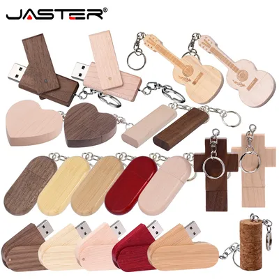 Holz Hochgeschwindigkeits-USB-Flash-Laufwerk 128GB kostenlose Schlüssel anhänger Holz stift Laufwerk Image