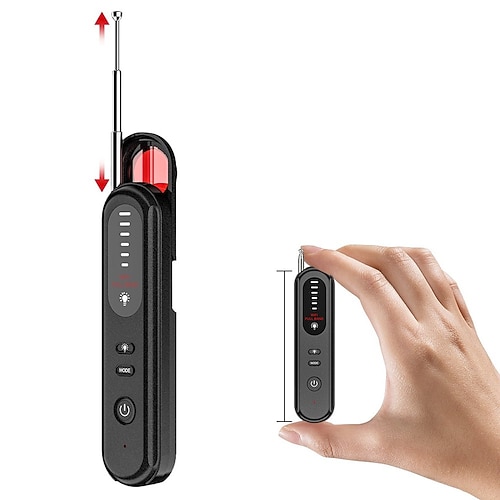 Detektor für versteckte Kameras, GPS-Tracker-Detektor, Auffinden von kabellosen Abhörgeräten in Autos, Badezimmern, Büros, Hotels Image