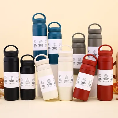 500ml Thermal Bottle Tea And Coffee Thermos Cup For Coffee Stainless Steel Double-Layer Insulation