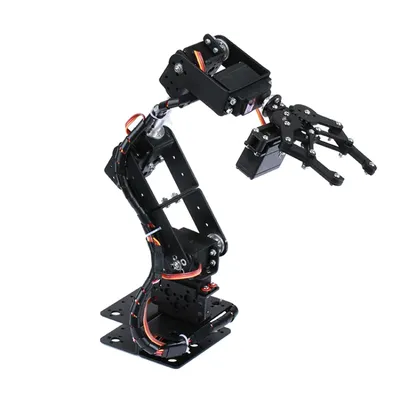 Robotic Arm Kit 6 DOF Programming Robot Arm DIY for Arduino for Raspberry Pi Robot for UNO/ESP32 Open Source Code and Tutorial