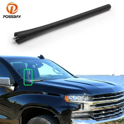 Universal 7 Inch Car Short Antenna Roof AM/FM Radio Signal Aerials Universal for Jeep Chevy
