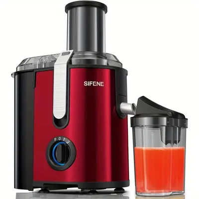 High-Power Hervigour Juicer Machine, Large 3.2" Feed Chute, Quick Juice Extractor for Whole Fruits &