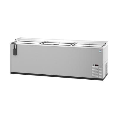 Hoshizaki CC95-S 95" Forced Air Bottle Cooler - Holds (1408) 12 oz Bottles, Lid Locks, 115v, Silver