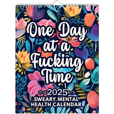 2025 Fuck It Calendar for Tired-Ass Women, 2025 Tired Women Calendar, Fu-ck It Wall Calendar for Tired, Handmade Home Office Hanging Calendar