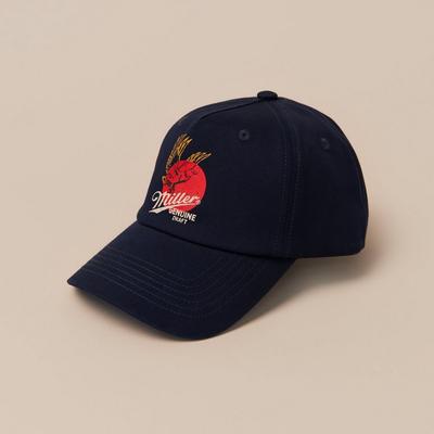 Lucky Brand Miller Cotton Twill Baseball Cap in Dark Blue