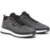 Wanderschuh TIMBERLAND "FIELD TREKKER MID LACE UP SNEAKER", Gr. 43, grau (mittelgrau), Leder, Synthetik, sportlich, Schuhe, Wintersneaker, Sneaker, Winterschuhe
