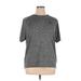 Under Armour Active T-Shirt: Gray Tweed Activewear - Women's Size X-Large