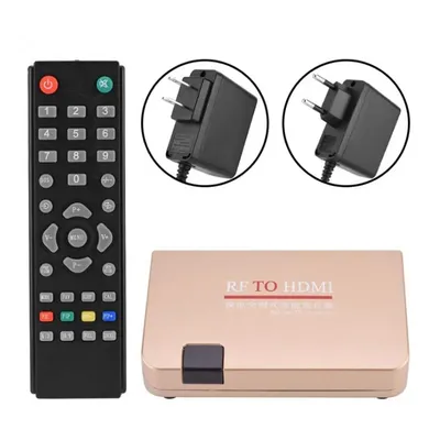 Analog TV Receiver Intelligent Converter digital program selector RF to HDMI-compatible full
