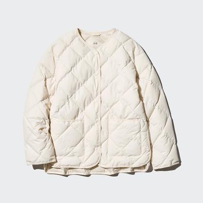 Uniqlo - Puffertech Relaxed Jacket - Beige - XXL