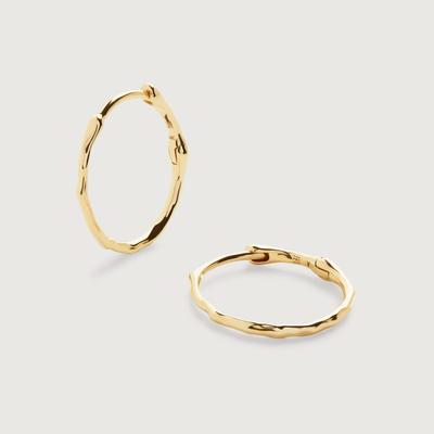 Gold Siren Small Hoop Earrings