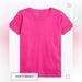 J. Crew Tops | J. Crew Girlfriend Crewneck Tee Aj089* | Color: Orange/Pink | Size: L