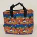 Disney Other | Cooler Bag Large Soft Insulated Tote Mickey Mouse Donald Duck Pluto Picnic Time | Color: Tan | Size: Height 15" Width 21" Depth 5" Handle 7"