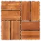 Durable Carbonized Wood Floor Boards Balcony Outdoor Flooring Garden Deck Plank Tiles Patio Covering