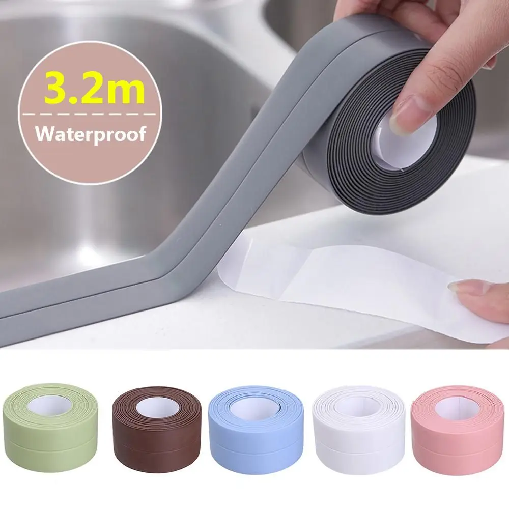 PVC-Dichtung sband Dichtung sband Küchen dicht mittel Streifen Bad selbst klebende Dusch fliesen Versiegelung schimmel resistente Wanne Arbeits platte