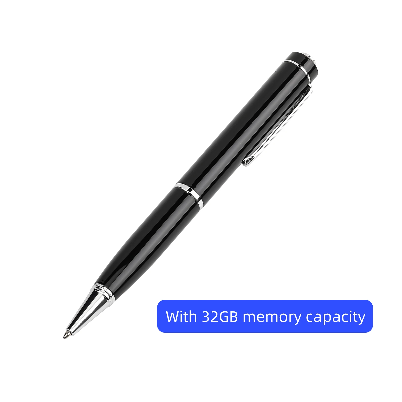 Digital Voice Recorder Pen Sound Audio Aktiviertes Diktiergerät Aufnahmegerät Professioneller Musik-Player mit USB-Kabel-Ohrstöpsel Image