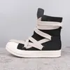 Herren Freizeit schuhe Mode Canvas Schuhe für Männer Jumbo Schnürsenkel Damen Sneakers schwarz solide Schnürschuhe Herren Sneakers