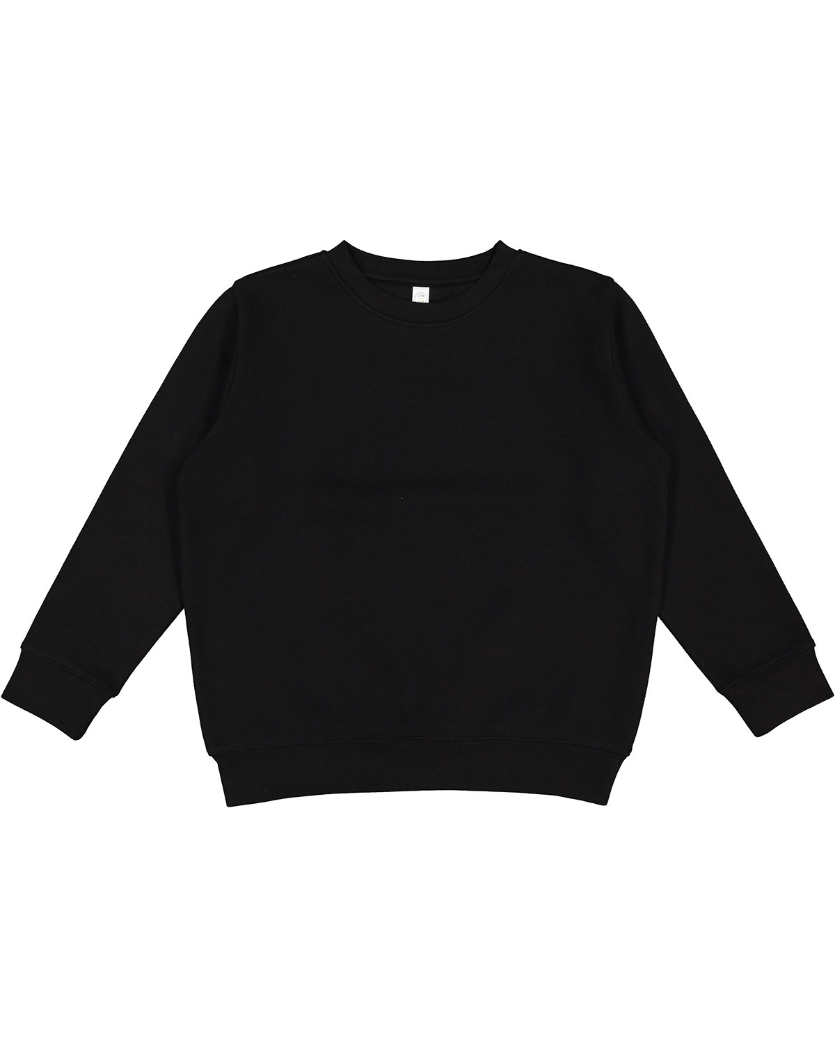 LAT L2225 Youth Fleece Sweatshirt in Black size Large | Cotton/Polyester Blend 2225LA, 2225