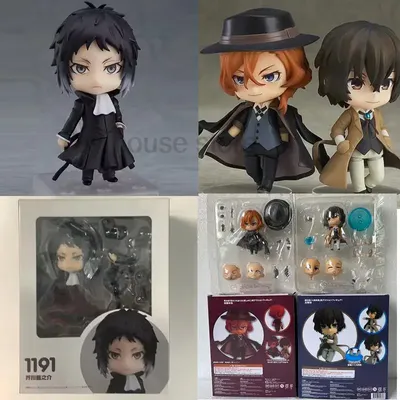 Q Version Dazai Osamu Figure Ryunosuke Akutagawa 1191 Chuya Nakahara Figure 657 676 Bungo Stray Dogs