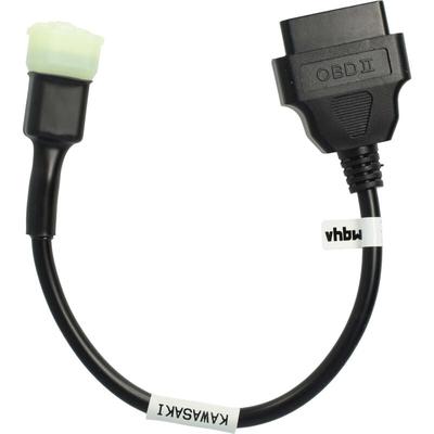 Vhbw - OBD2 Adapter 6 Pin auf OBD2 16Pin kompatibel mit Kawasaki H2 (ab 2017), Z900 (ab 2017), Image