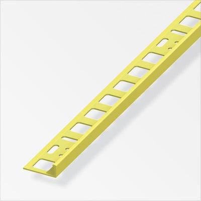 Fliesenprofil 8 x 21 x 1000 mm Messing Winkelprofil Fliesenschiene - Alfer Image