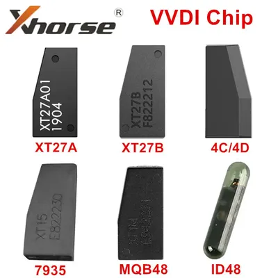 10pcs Xhorse VVDI Chip XT27B XT27A 4D/4C 7935 XT15 MQB48 ID48 VVDI XT37 Transponder Chip for
