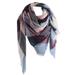 Duulaya Women s Scarf Warm Soft Knitted Scarf Checked Winter Scarf Autumn Scarf Wool Scarf Women Blanket Scarf Neckerchief Scarf Poncho Cape