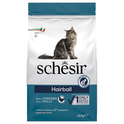 1,5kg Schesir Original Hairball mit Huhn Katzenfutter trocken