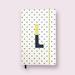 Kate Spade Office | Kate Spade Take Note Large Leatherette Initial “L (Yellow)” Notebook | Color: Blue/Yellow | Size: Os