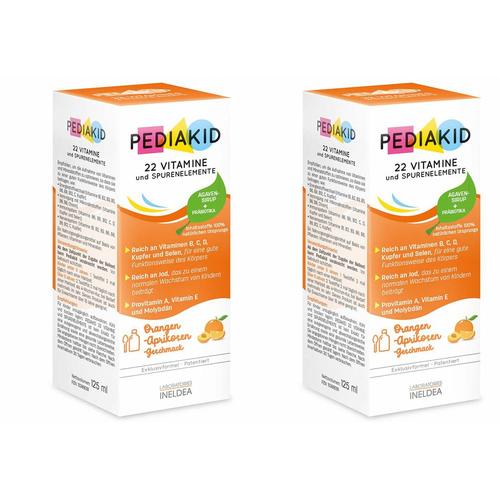 Pediakid 22 Vitamines x2 2x125 ml Sirup