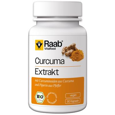 Raab Vitalfood Curcuma Extrakt Bio Kapseln 90 St Image