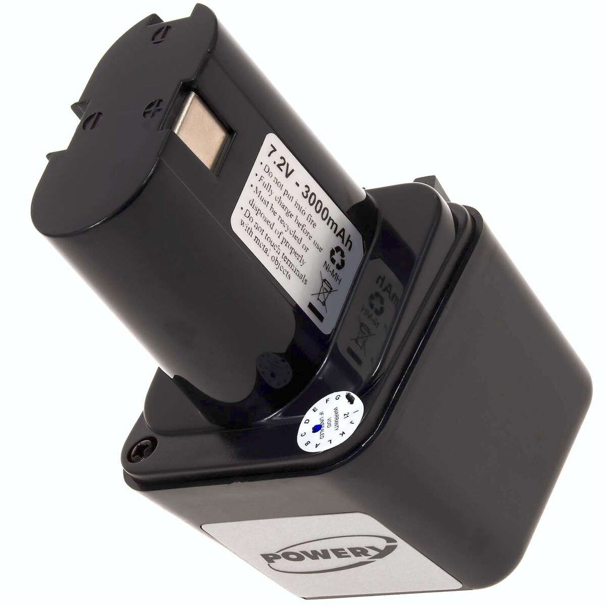 Powery Akku für Bosch Bohrmaschine GBM 7,2V NiMH Knolle Image