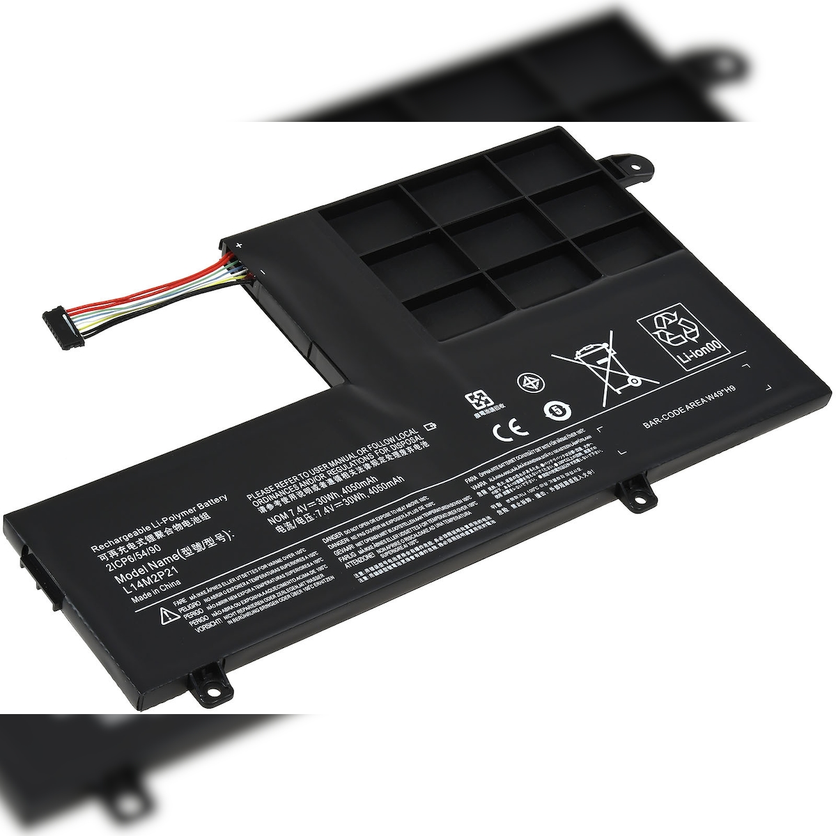 Powery Akku für Laptop Lenovo Yoga 500-15ISK(80R6)