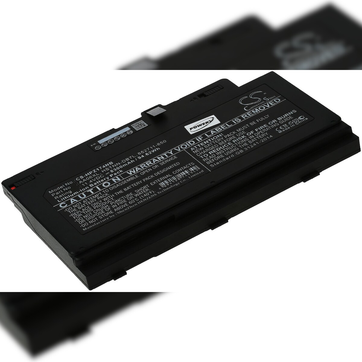 Powery Akku für Laptop HP ZBook 17 G4 Mobile Workstation