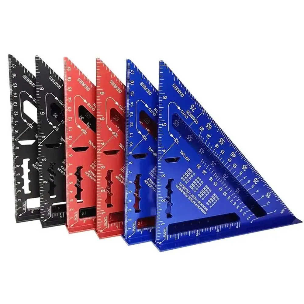 Règle triangulaire en alliage de 7 pouces, outil de mesure d'infraction, outils de charpentier, MeaccelerAngle, vitesse, calcul carré, outils de travail, nouveau