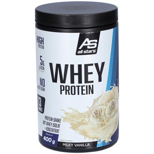 Whey Protein, Vanilla, 400g 400 g Pulver