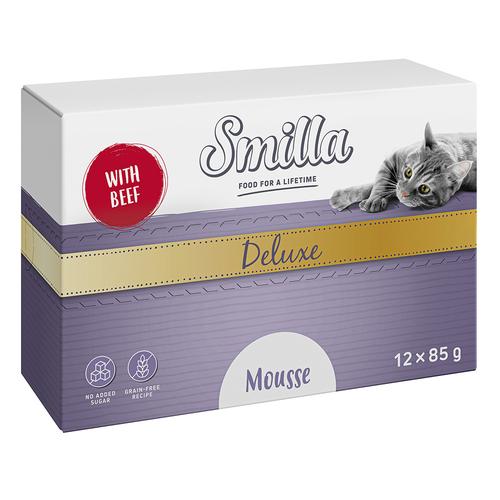 Smilla Deluxe Mousse 24 x 85 g - mit Rind und Thymian