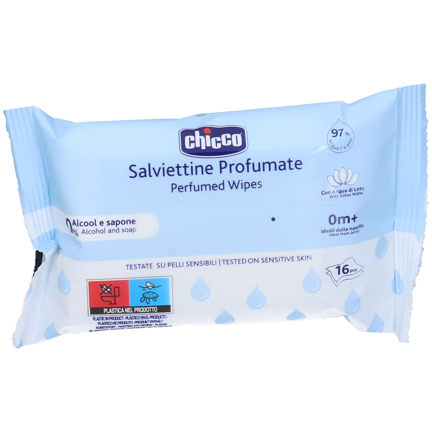 Chicco Salviettine Profumate 16pz Salviette