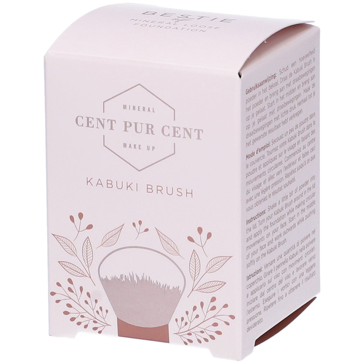 Cent Pur Kabuki Brush Pennello per Fondotinta 1 pz